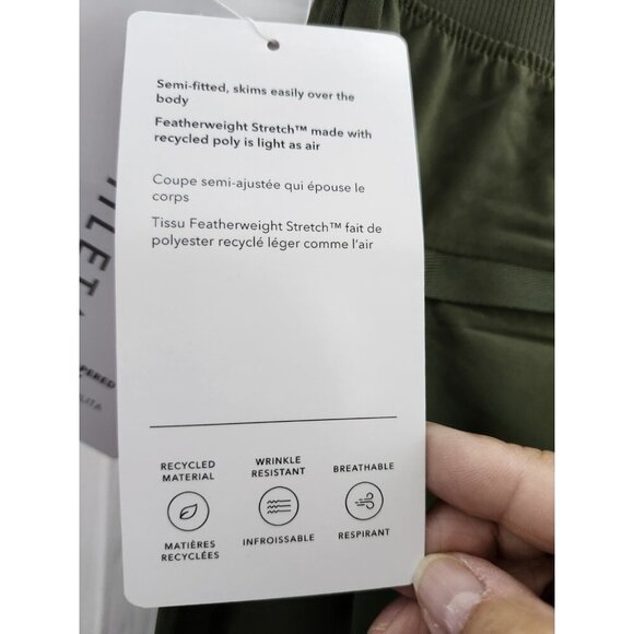 Athleta Nolita Slim Tapered Crop Pant Olive Green 8 - Picture 4 of 13